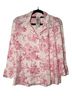 LoveShackFancy Floral Pink 3/4 Sleeve Button-Down Shirt Size XS - photo 1