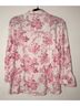 LoveShackFancy Floral Pink 3/4 Sleeve Button-Down Shirt Size XS - photo 5