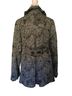 Betsey Johnson Floral Checkered-gingham Black White Coat Size M - photo 2