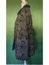 Betsey Johnson Floral Checkered-gingham Black White Coat Size M - photo 5