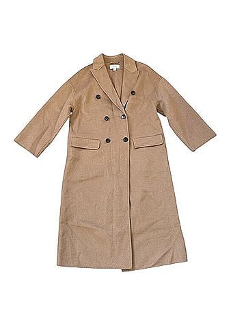 Reiss Double Breasted Wool Blend Coat Coat (view 1)