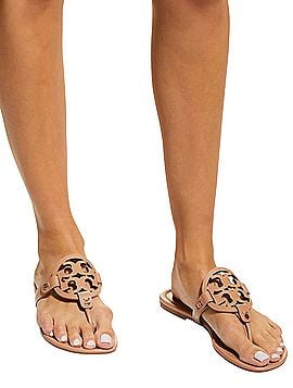 Tory Burch Miller Nude Sandals (view 1)