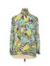 Anne Carson 100% Silk Floral Graphic Multi Color Button-Down Shirt Size 1X - photo 2