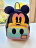 Loungefly Disney Mickey Mouse Pastel Rainbow Mini Backpack Backpack - photo 3