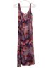 Privy Lavender Mesh Floral Sleeveless Maternity Midi Cocktail Dress - photo 1