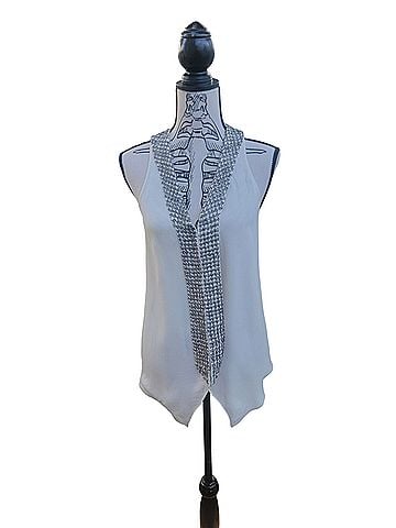 Parker Sleeveless Silk Top (view 1)