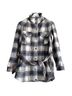 Joie 36% Polyester 36% Wool 11% Acrylic 8% Rayon 5% Nylon 4% Other 100% Polyester Plaid Blue Ivory Jacket Size XS - photo 1