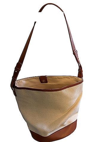Ann Taylor LOFT Leather Bucket Bag (view 2)