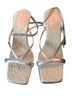 Coach Metallic Silver Espadrille Strappy Sandals Sandals - photo 1