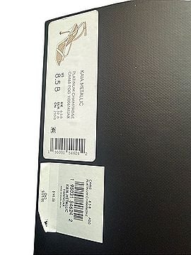 Coach Metallic Silver Espadrille Strappy Sandals Sandals (view 2)