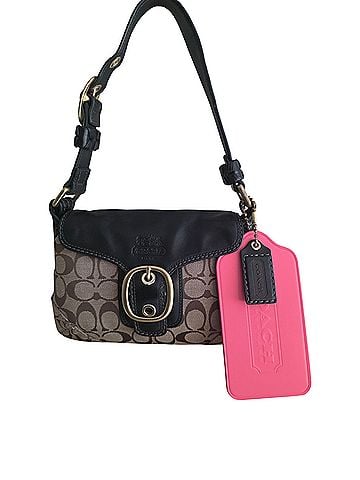 Coach Bleecker Soho w/XL pink inspo tag Leather Shoulder Bag (view 1)