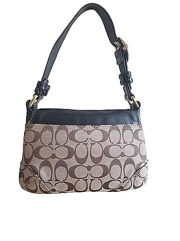 Coach Bleecker Soho w/XL pink inspo tag Leather Shoulder Bag (view 2)
