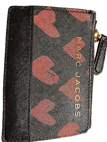 Marc Jacobs Valentines Day Capsule Saffiano Leather Card Holder  (view 1)