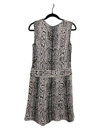 St. John Snake Print Wool Knit Dress Casual Dress (view 2)