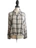 Sanctuary 100% Rayon Plaid White Black Red Button-Down Shirt Size XS - photo 1