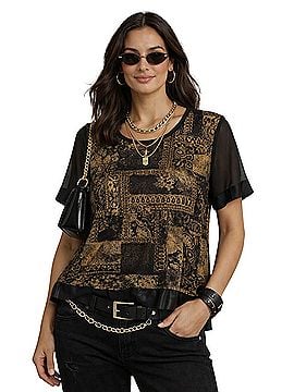 Free Style Short Sleeve Blouse (view 1)
