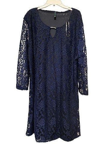 Ashley Blue Cocktail Dress (view 1)