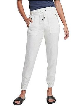 Athleta Cabo Linen Jogger Pants Linen Pants (view 1)