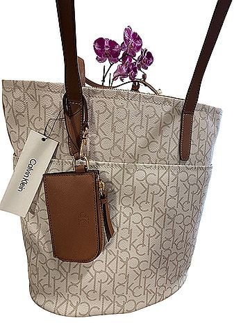 Calvin Klein faux leather Leather Tote (view 2)