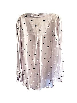 Jane and Delancey French Bulldog blouse Button-Down Shirt (view 2)