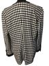 Escada Houndstooth Black White Jacket Size 10 - photo 2