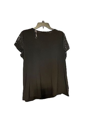 NY Collection Short Sleeve Blouse (view 2)