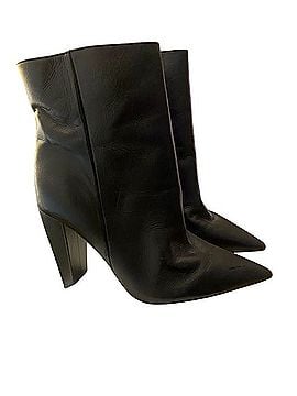 Vince Camuto Pointed Leather Knee Boots Boots (view 2)