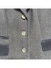 Boden 60% Wool 40% Viscose 100% Polyester 100% Cotton Blue Coat Size 8 - photo 3