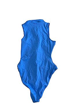 SKIMS Electric Blue Zip-Up One Piece Swimsuit (view 2)