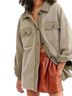 Free People Teddy Sherpa Shacket Jacket - photo 1