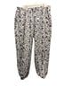 Ampersand Ave Floral White Blue Sweatpants Size XL - photo 1