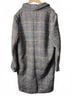 Topshop Plaid Black Pink Coat Size 6 - photo 3
