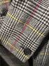 Topshop Plaid Black Pink Coat Size 6 - photo 5