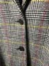 Topshop Plaid Black Pink Coat Size 6 - photo 4