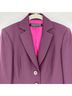 Adrienne Vittadini 100% Wool 60% Acetate 40% Viscose Solid Purple Jacket Size 2 - photo 6