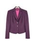 Adrienne Vittadini 100% Wool 60% Acetate 40% Viscose Solid Purple Jacket Size 2 - photo 1