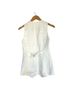 Helsa 100% Linen 100% Cotton White Vest Size XS - photo 2