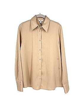 Banana Republic Crinkle Asymmetric Top Long Sleeve Button-Down Shirt (view 1)