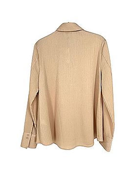 Banana Republic Crinkle Asymmetric Top Long Sleeve Button-Down Shirt (view 2)