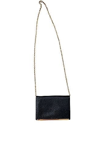 Halogen Leather Clutch (view 1)