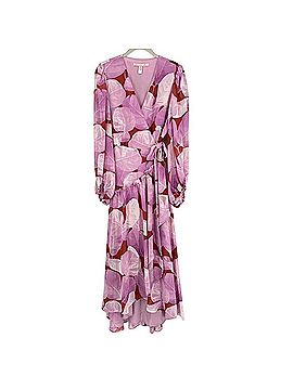 Hutch Hutch Floral Wrap Midi Dress Casual Dress (view 1)