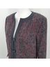 Pendleton 49% Acrylic 27% Wool 24% Polyester 100% Polyester Tweed Black Red Blazer Size 10 - photo 8