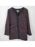 Pendleton 49% Acrylic 27% Wool 24% Polyester 100% Polyester Tweed Black Red Blazer Size 10 - photo 16