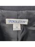 Pendleton 49% Acrylic 27% Wool 24% Polyester 100% Polyester Tweed Black Red Blazer Size 10 - photo 12
