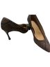 Express Snake Print Brown Heels Size 9 - photo 2