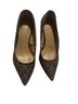 Express Snake Print Brown Heels Size 9 - photo 1