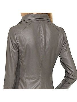 Vince. Scuba Leather Jacket (view 2)