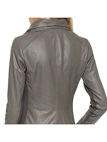 Vince. Scuba Leather Jacket (view 2)