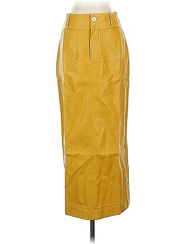 Maeve Maeve Faux Leather Skirt (view 1)