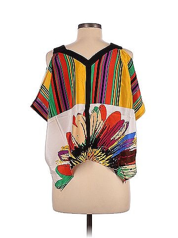 Postella Postella Short Sleeve Silk Top (view 2)